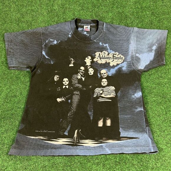 Vintage 1991 The Addams Family‎ T-Shirt XL Stanley Desantis Fruit Of The Loom - Picture 1 of 14